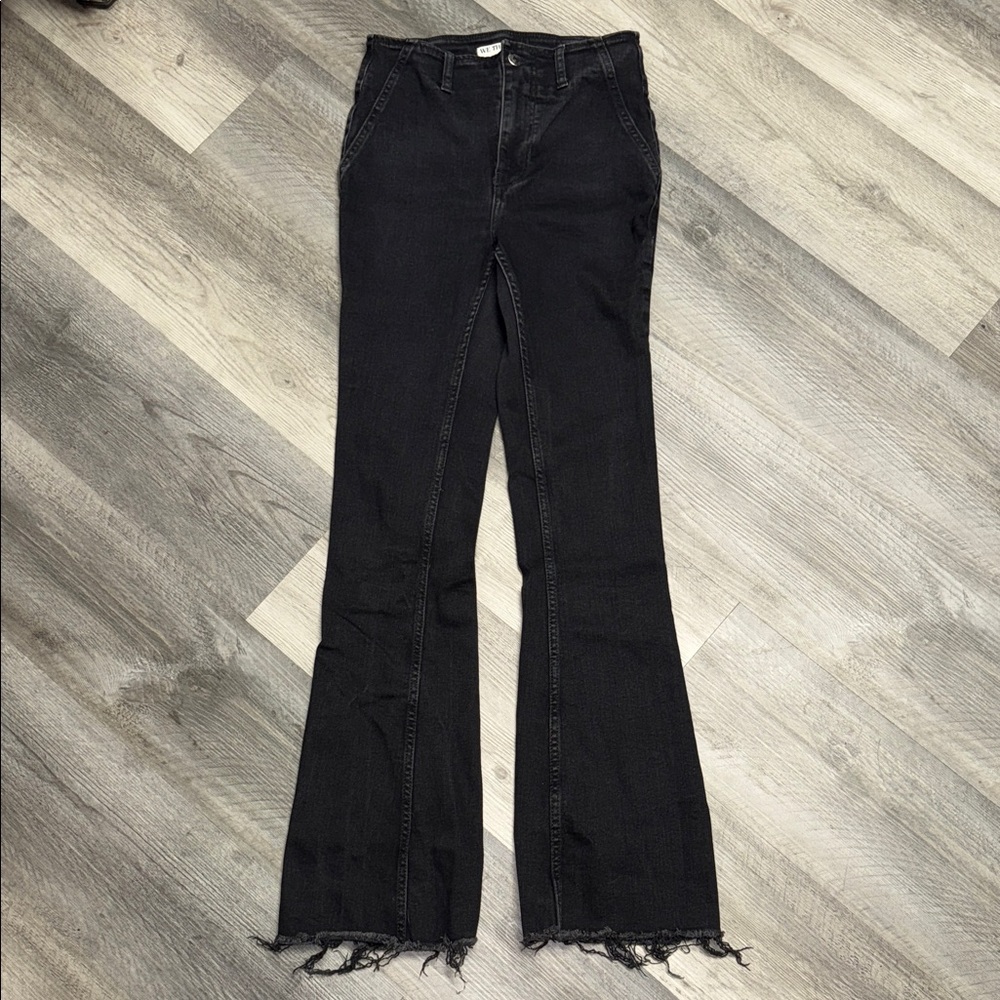 Free People High-Rise Flare Jeans denim pants bottoms